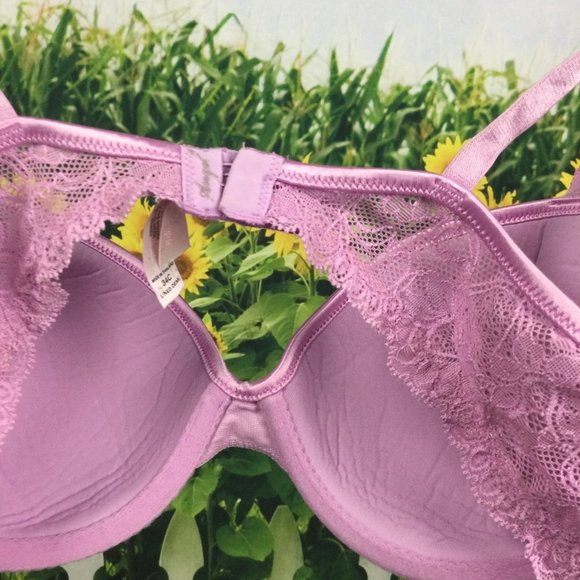 Victoria’s Secret Angels Bra Pink Lace Lined Demi 34C - Picture 7 of 7